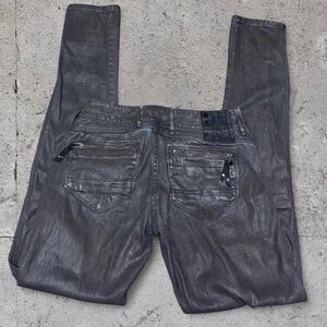 G-Star Metallic Charcoal Gray Women's Jeans